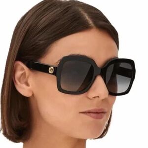 ♥️🌺♥️ GUCCI GG1337S 003 SUNGLASSES OVERSIZED SQUARE